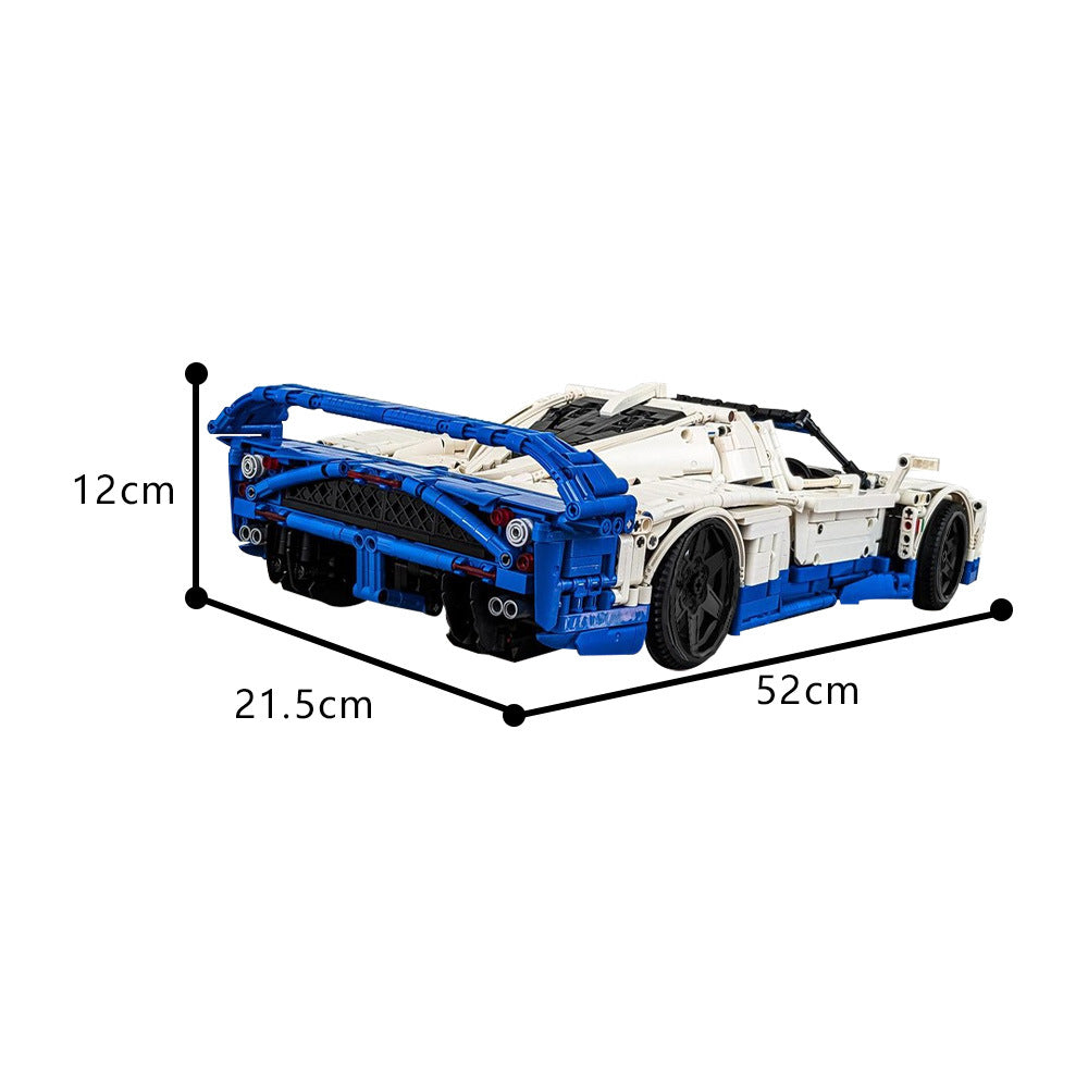 maserati mc12 1:10 car building set | moc-194244 - 4