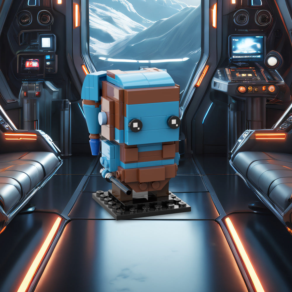 master aayla secura brickheadz | star wars | moc-64531 - 1