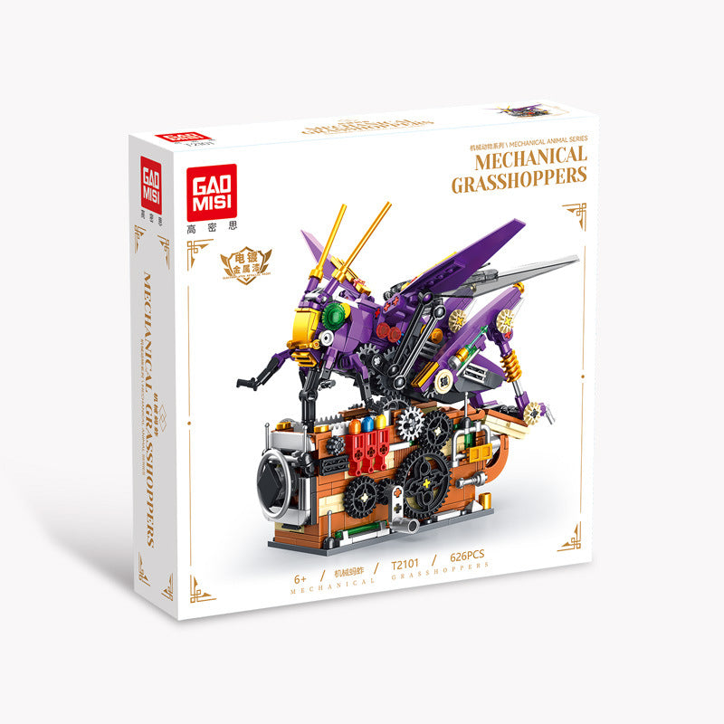 mechanical grasshoppers building blocks set - gaomisi - 3