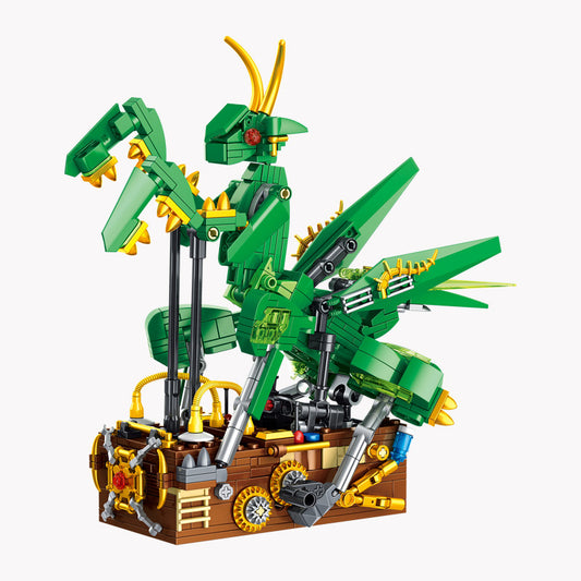 mechanical mantis building blocks set - gaomisi 643 pcs - 5