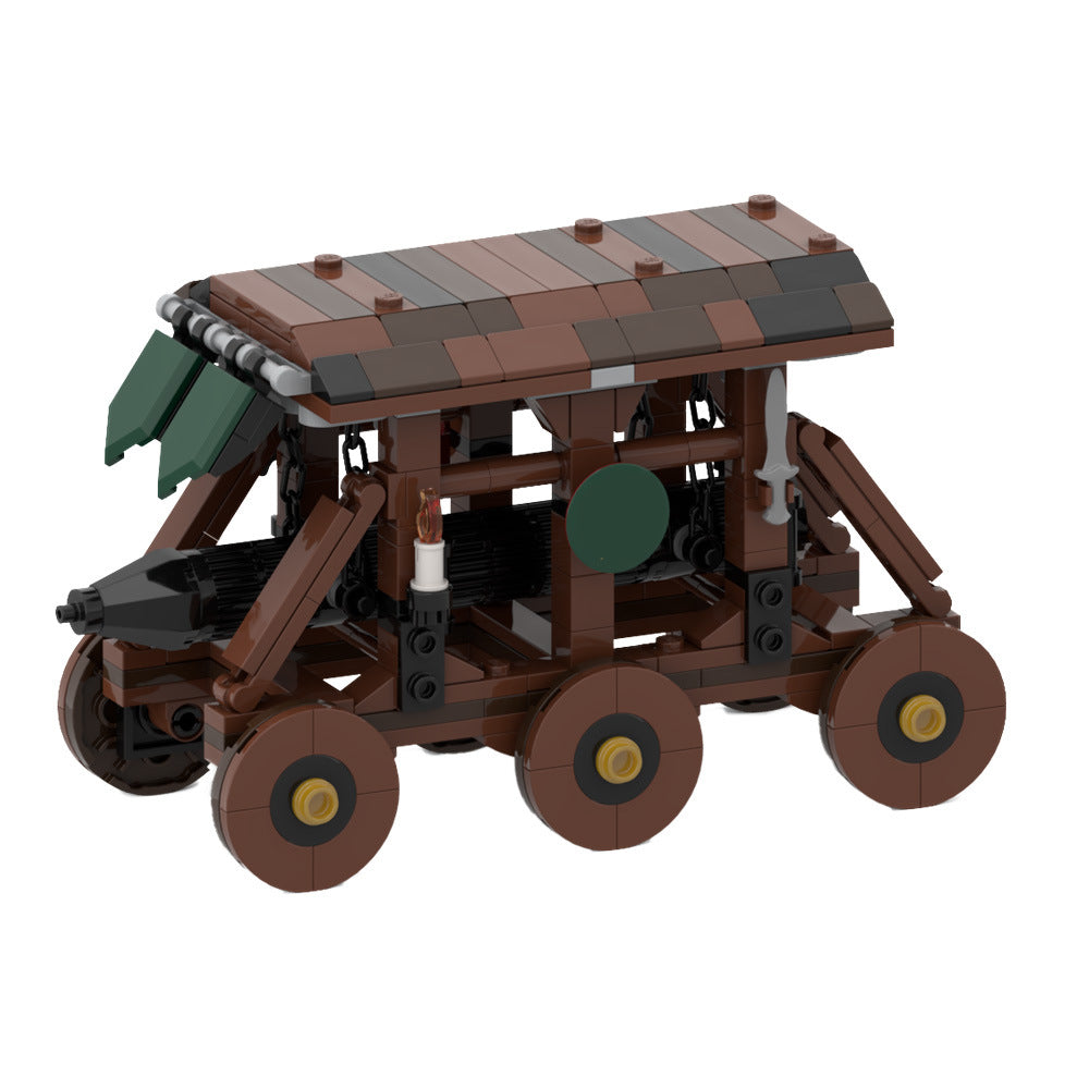 medieval battering ram building set | moc-159309 - 1