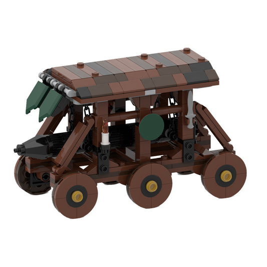 medieval battering ram building set | moc-159309 - 1