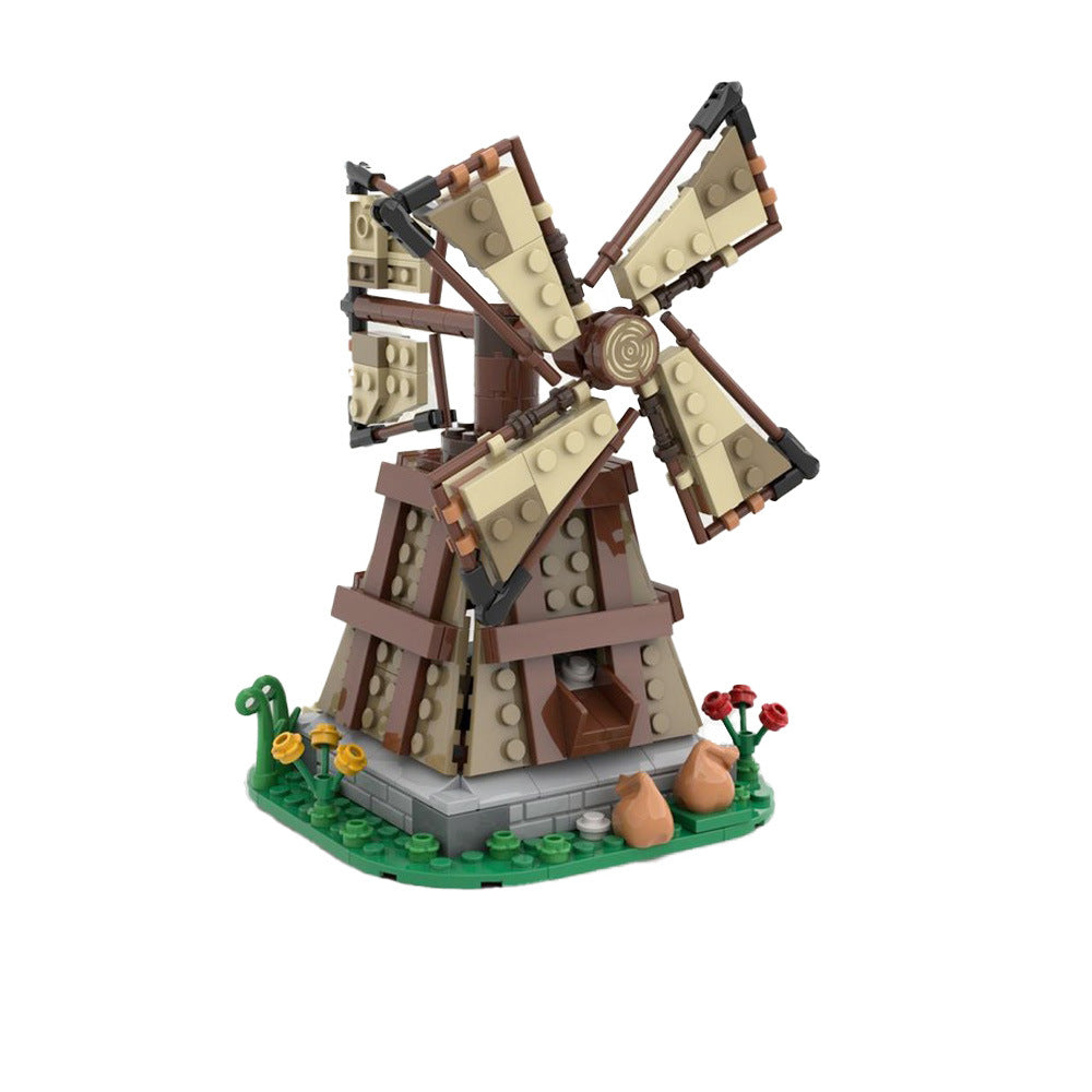 medieval/castle windmill moc building set | moc-117560 - 3