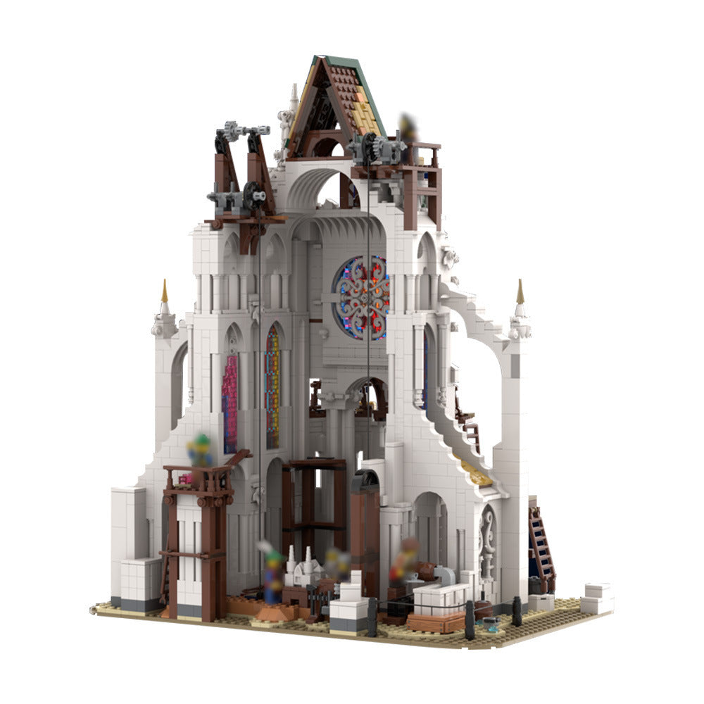 medieval construction site building set | moc-214984 - 2