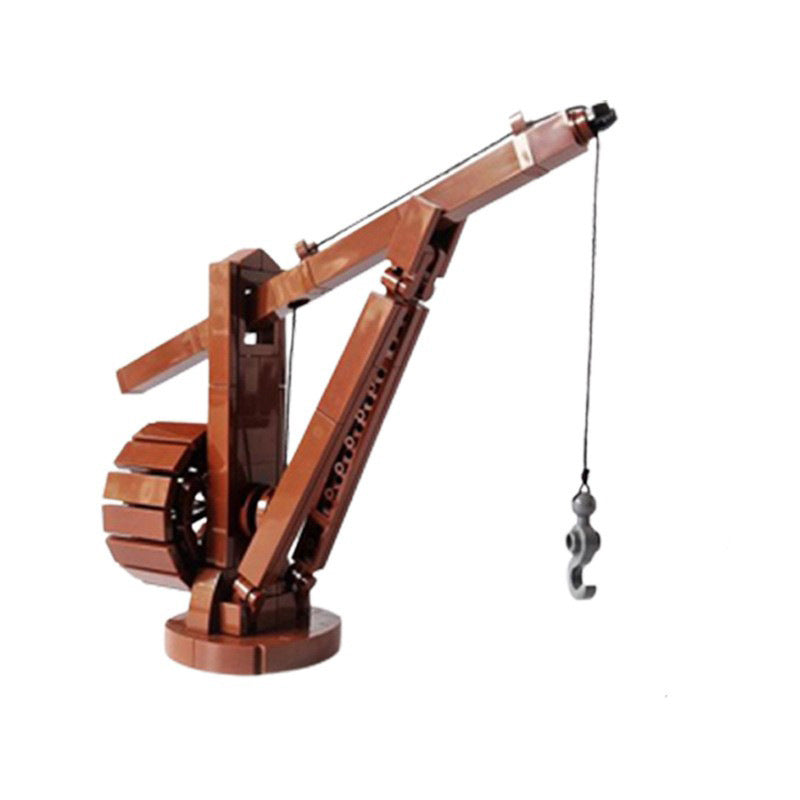 medieval crane building set | moc-152771 - 2