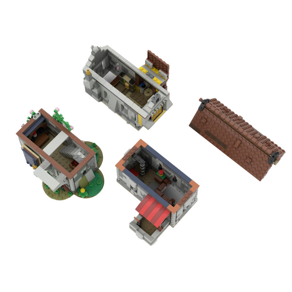 medieval house building set | moc-156479 - 2