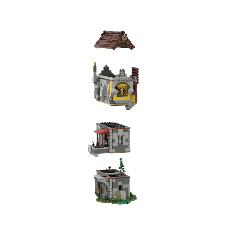 medieval house building set | moc-156479 - 3