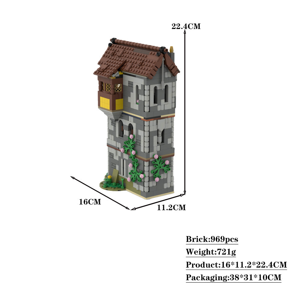 medieval house building set | moc-156479 - 4