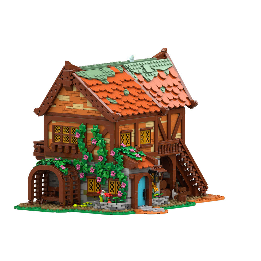 medieval joiner's workshop building set | moc-189669 - 3
