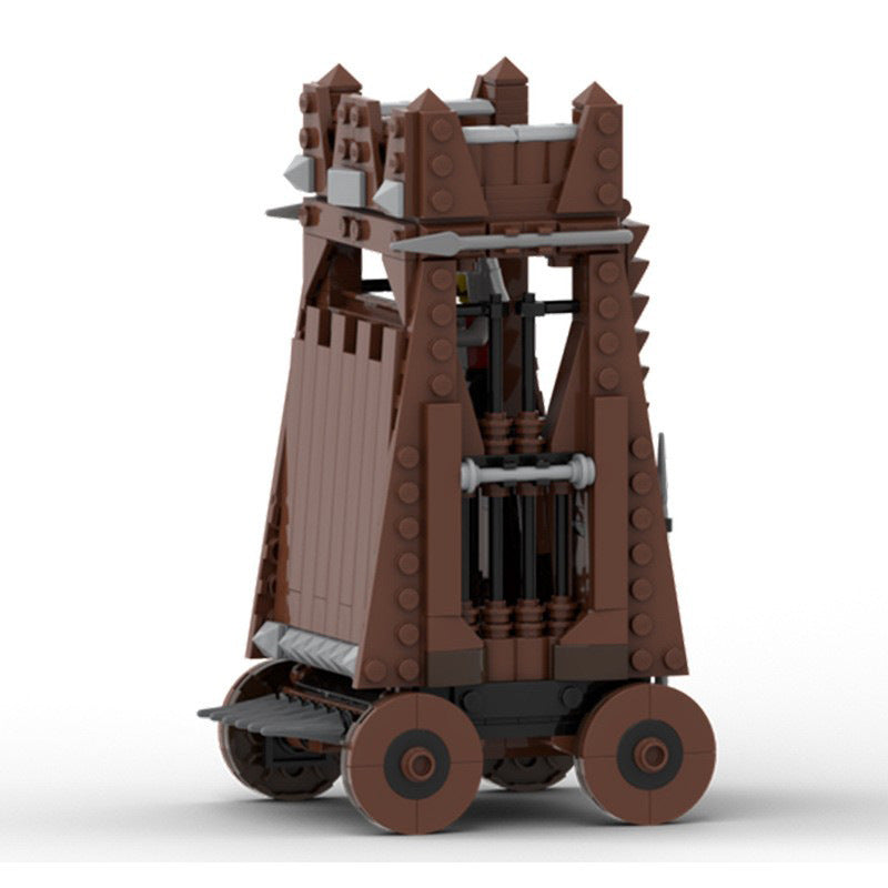 medieval siege tower building set | moc-153209 - 4