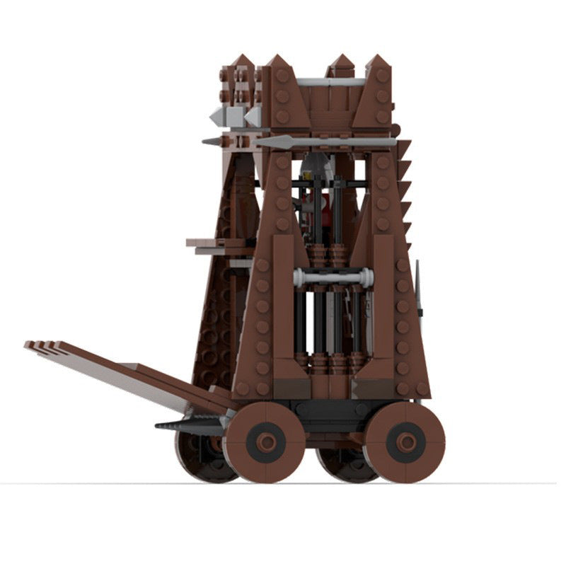 medieval siege tower building set | moc-153209 - 5