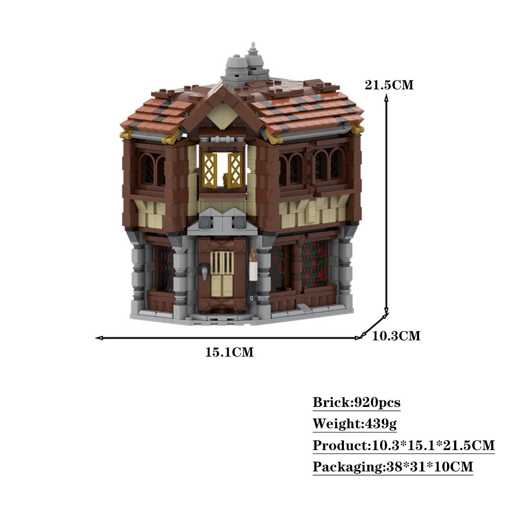medieval tavern building set | moc-162199 - 3