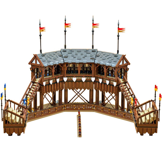 medieval tournament grounds building set | moc-152408 - 2
