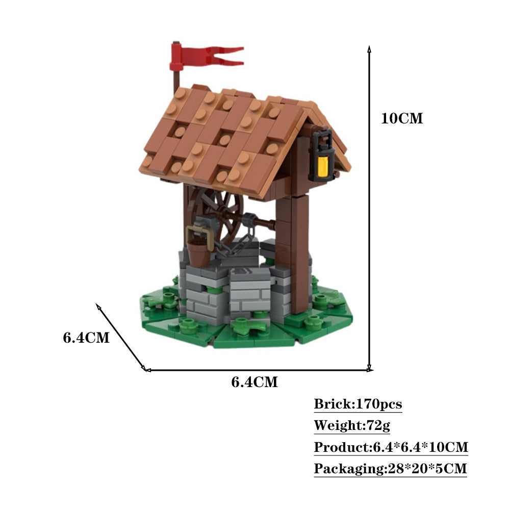 medieval well building set | moc-119638 - 3