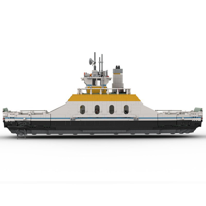 medium sized car ferry building set | moc-123279 - 5