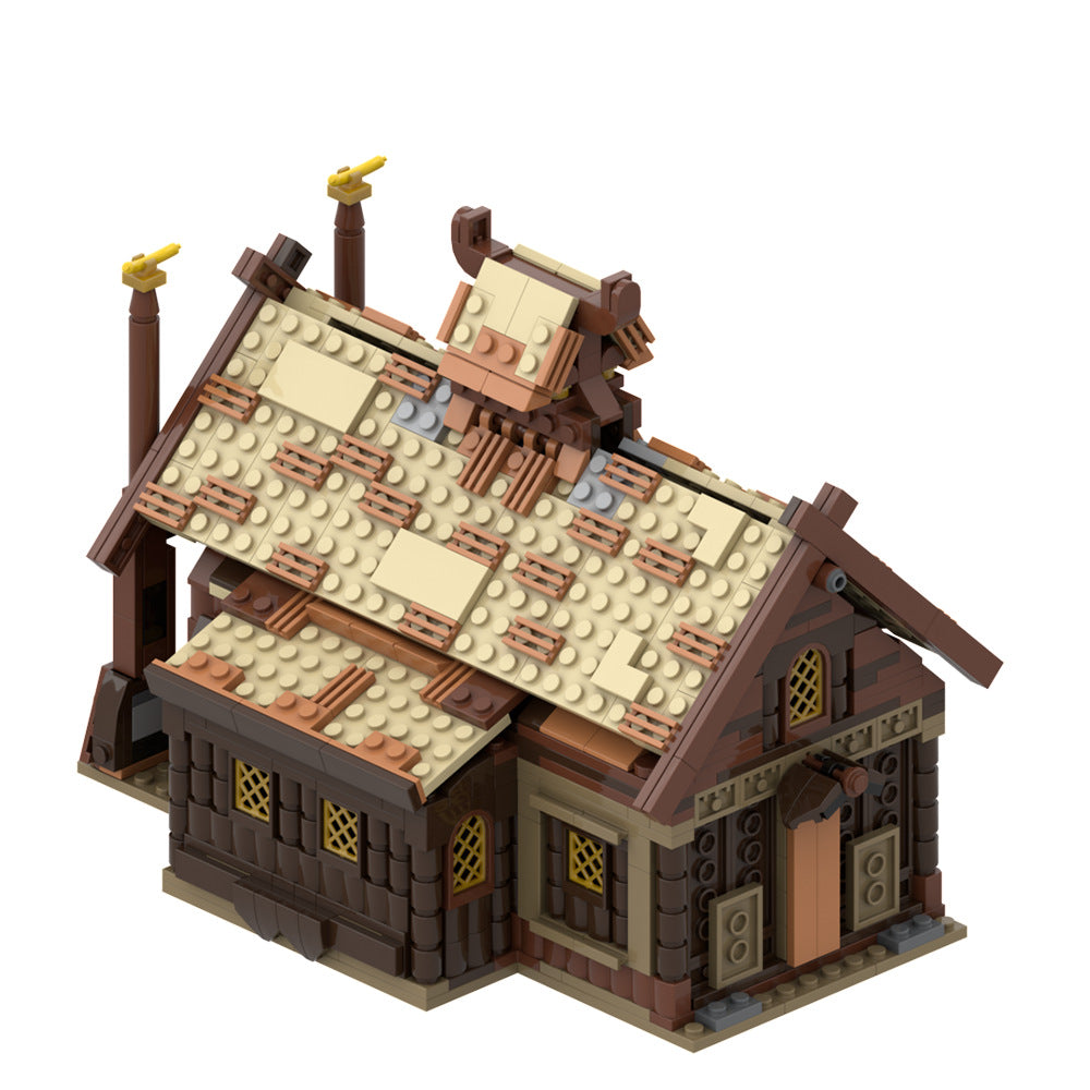 meduseld building set | lord of the rings | moc-186205 - 2