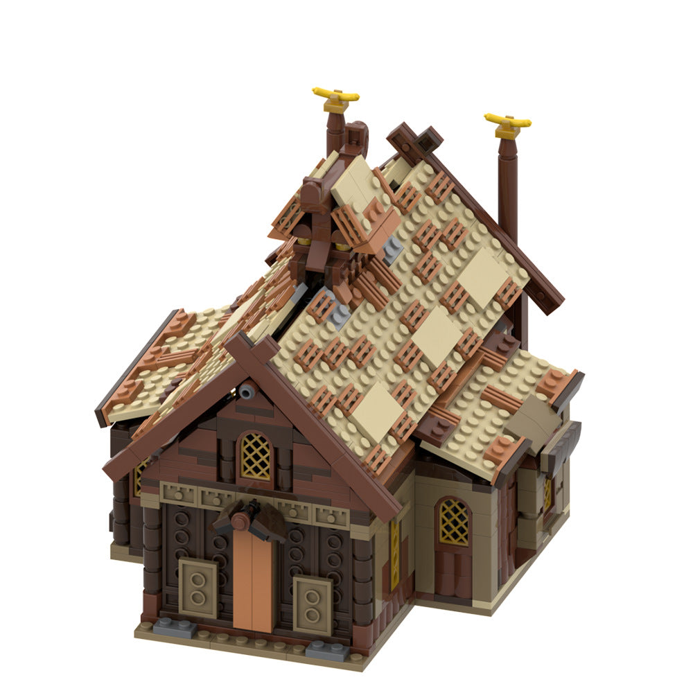 meduseld building set | lord of the rings | moc-186205 - 3