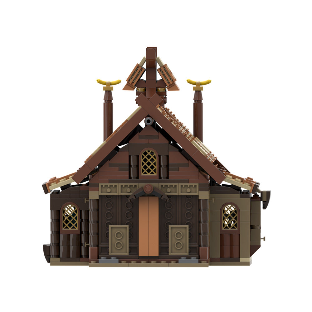 meduseld building set | lord of the rings | moc-186205 - 6