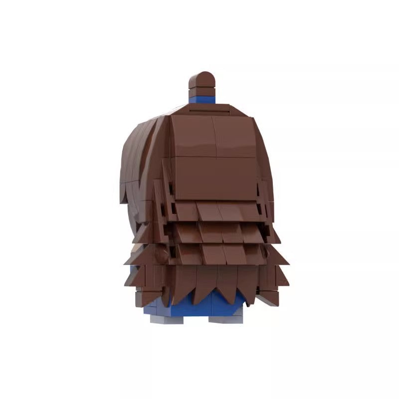 mei terumi brickheadz moc set | naruto water kage | lego compatible - 2