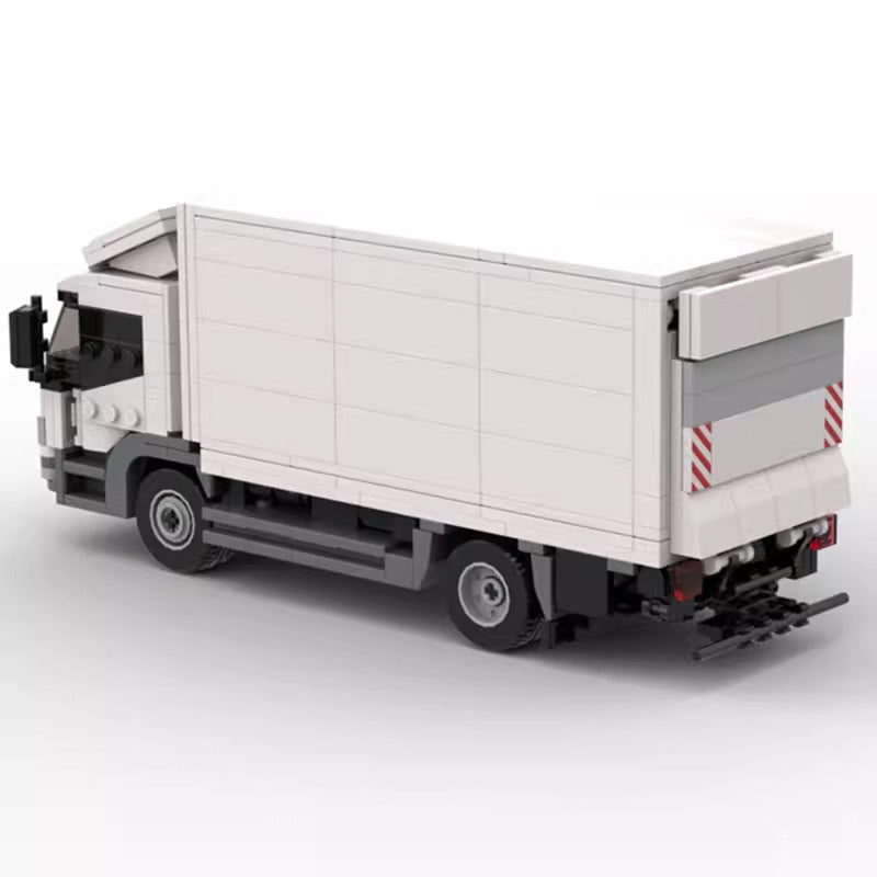 mercedes-benz atego white truck building set | moc-134268 - 2