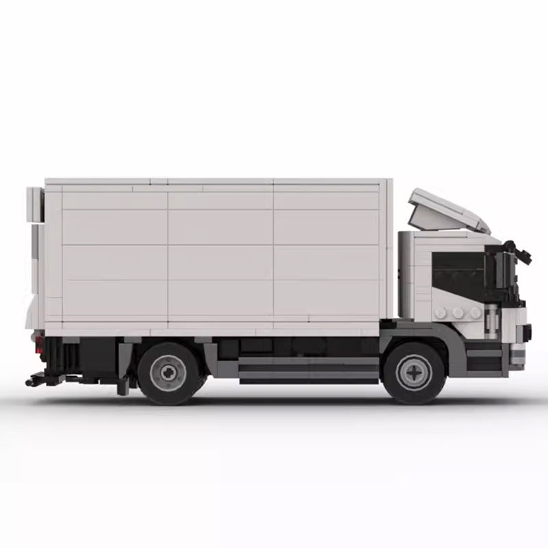 mercedes-benz atego white truck building set | moc-134268 - 3