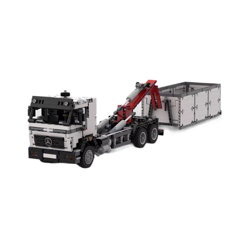 mercedes-benz ng 1632 hookloader building set | moc-96056 - 5