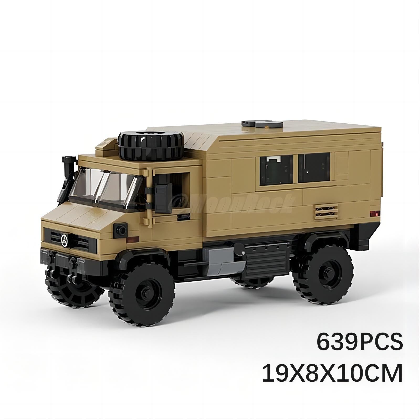 mercedes-benz unimog u4000 building set | moc-124188 - 4
