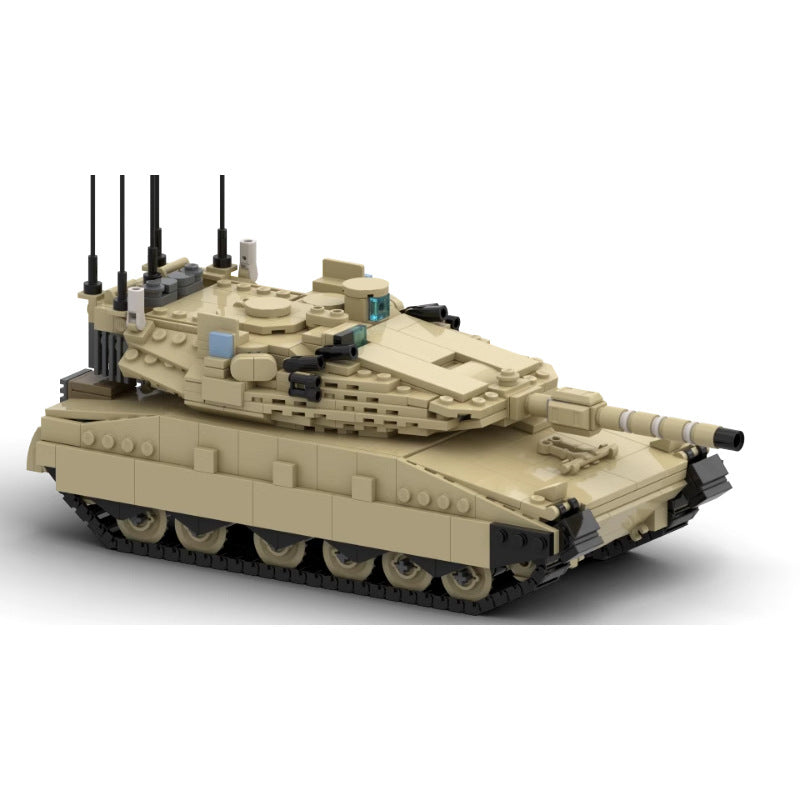 merkava mk4 building set | main battle tanks | moc-165218 - 2