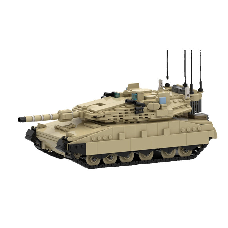 merkava mk4 building set | main battle tanks | moc-165218 - 4