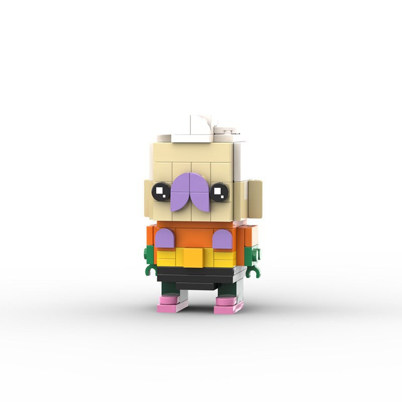 mermaid man brickheadz building set | spongebob moc | lego-compatible - 1