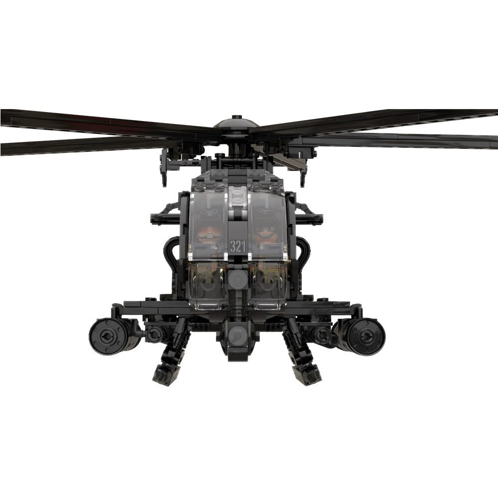 MH-6 Little Bird Helicopter Building Set | MOC-88275