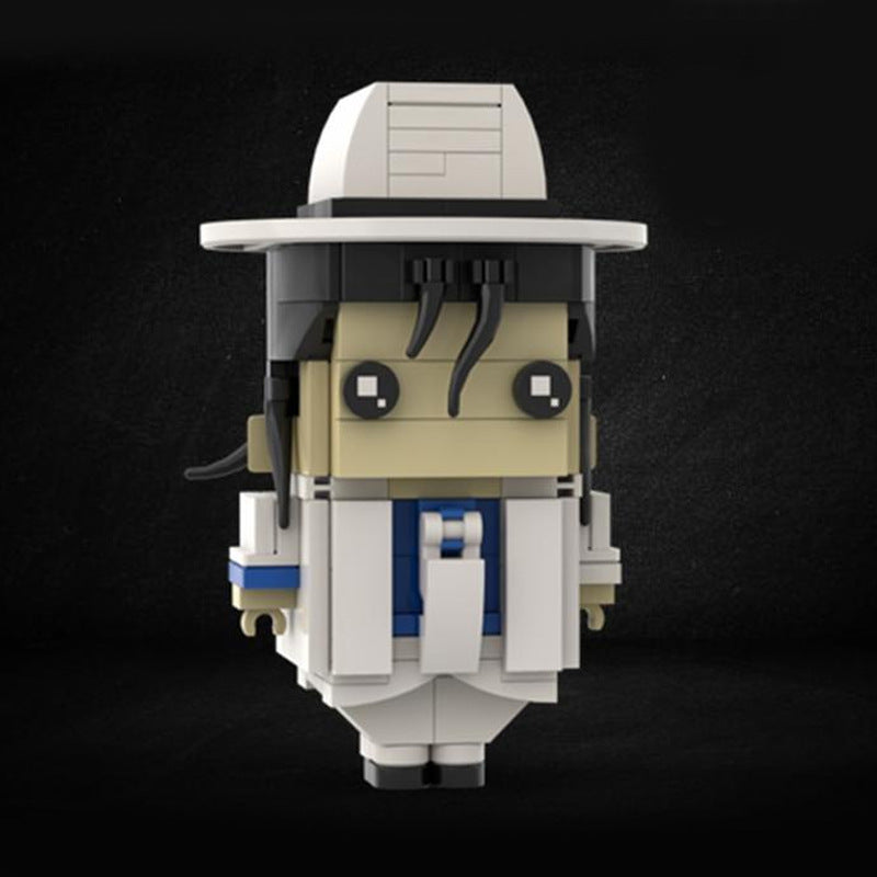 michael jackson brickheadz building set | moc-75917 - 3
