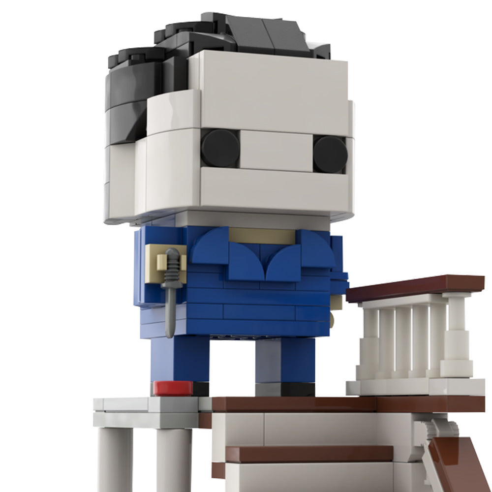 michael myers the shape brickheadz | halloween | moc-47904 - 2