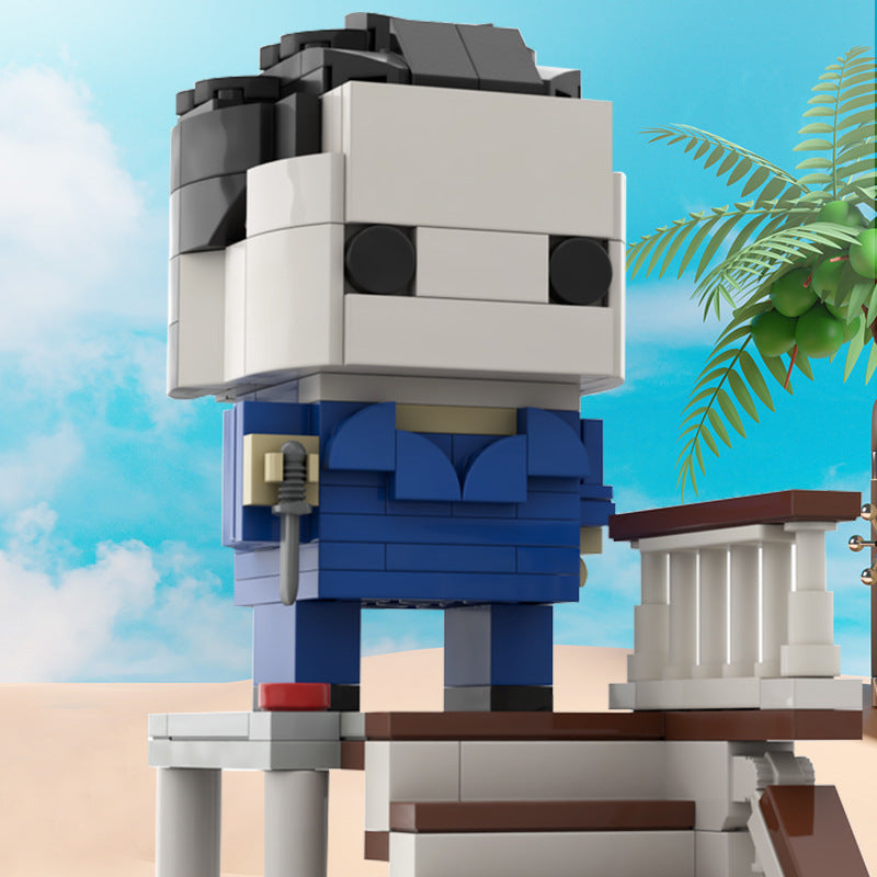michael myers the shape brickheadz | halloween | moc-47904 - 3