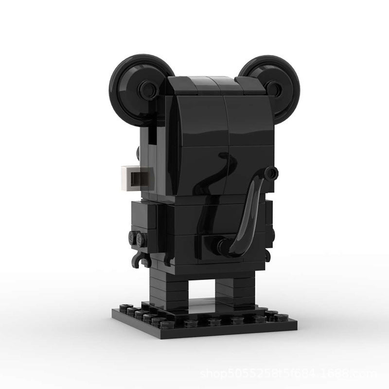 mickey mouse brickheadz moc set | lego-compatible disney blocks - 3