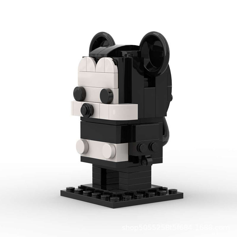 mickey mouse brickheadz moc set | lego-compatible disney blocks - 4