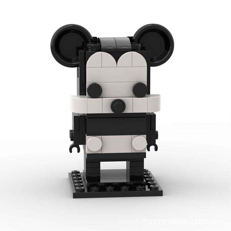 mickey mouse brickheadz moc set | lego-compatible disney blocks - 5