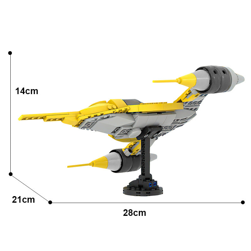 midi nabọo n-1 starfighter building set | star wars | moc-110240 - 4