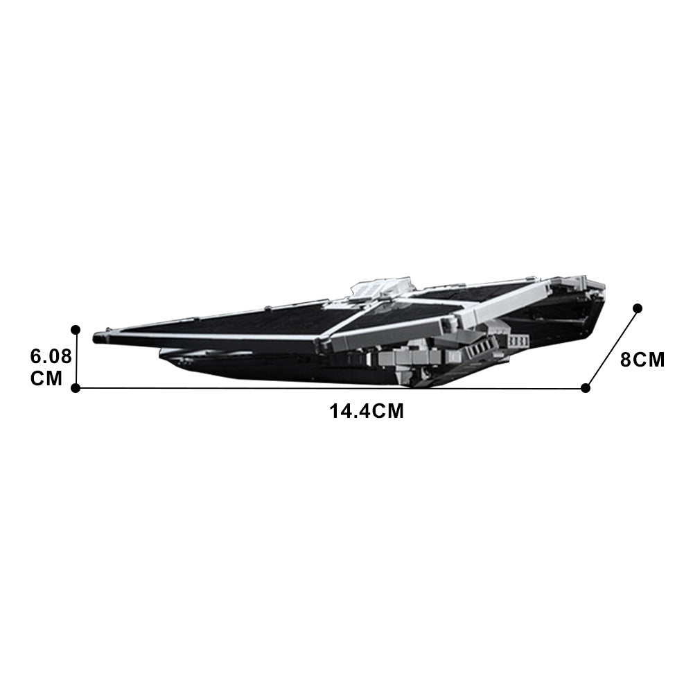 midi-scale tie reaper building set | star wars | moc-101509 - 4
