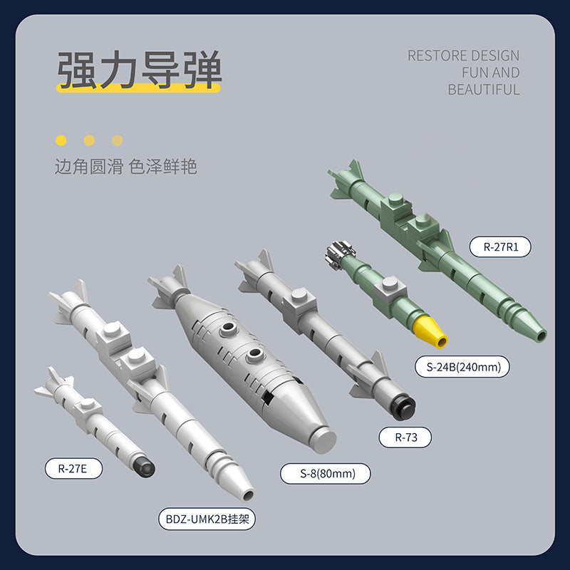 mikiyan gurevich mig-29 fighter building block set - juhang 88008 - 4