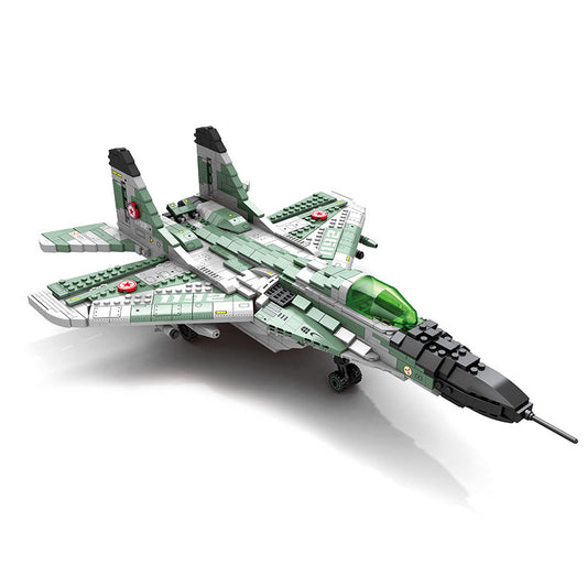 mikiyan gurevich mig-29 fighter building block set - juhang 88008 - 5