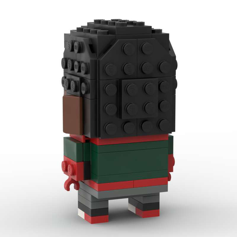 miles morales spider-verse moc brickheadz set | lego compatible - 6