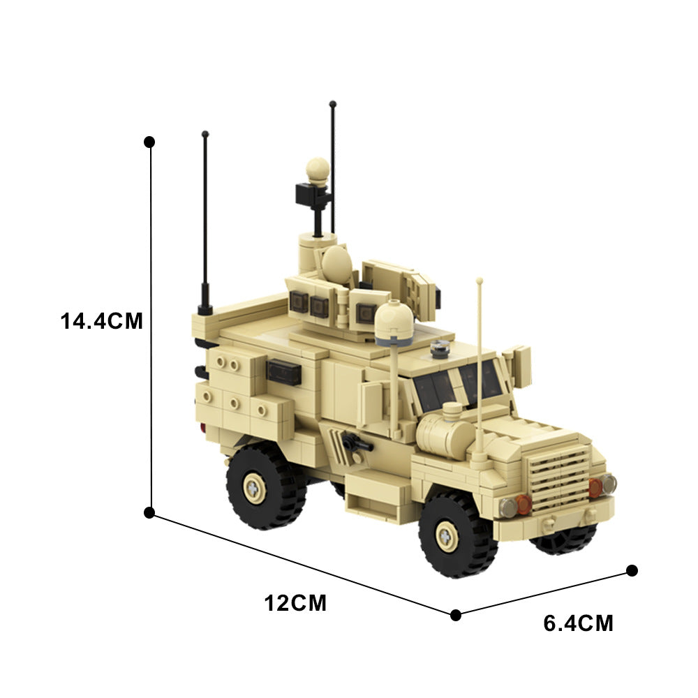 mine resistant ambush protected vehicle building set | moc-67376 - 4