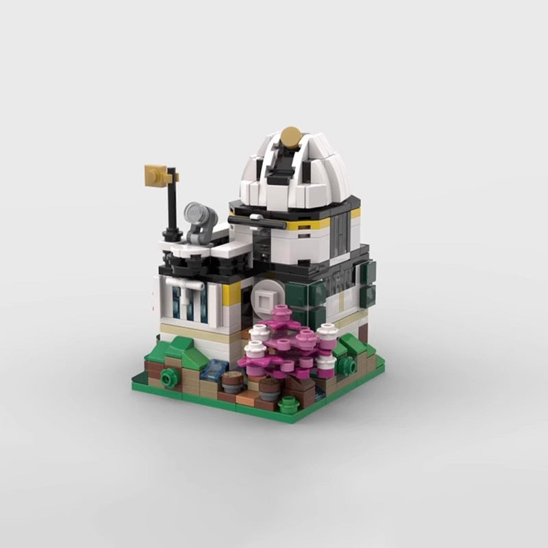 mini 910027 mountain view observatory building set | moc-145086 - 1