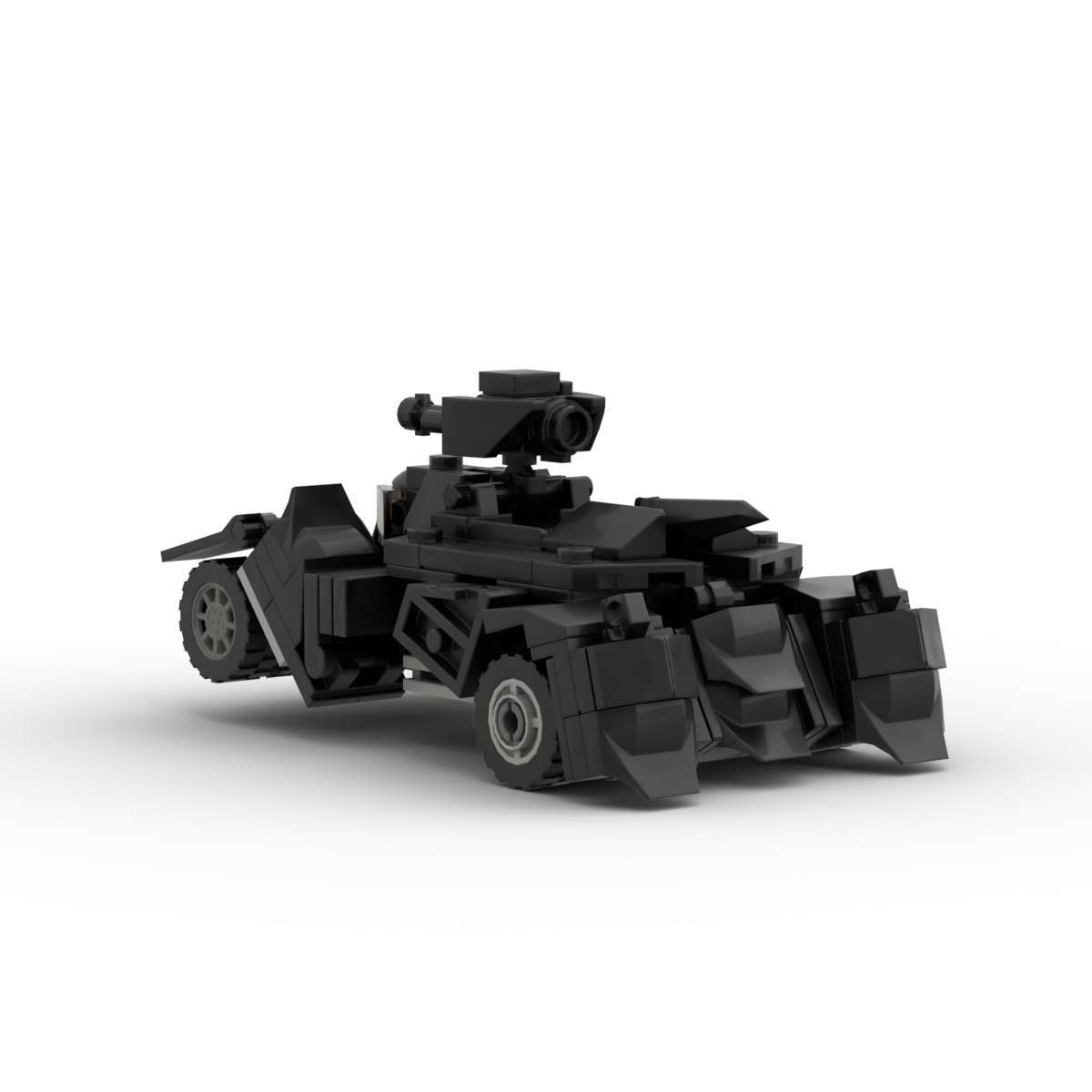 mini arkham knight batmobile building set | moc-20135 - 3