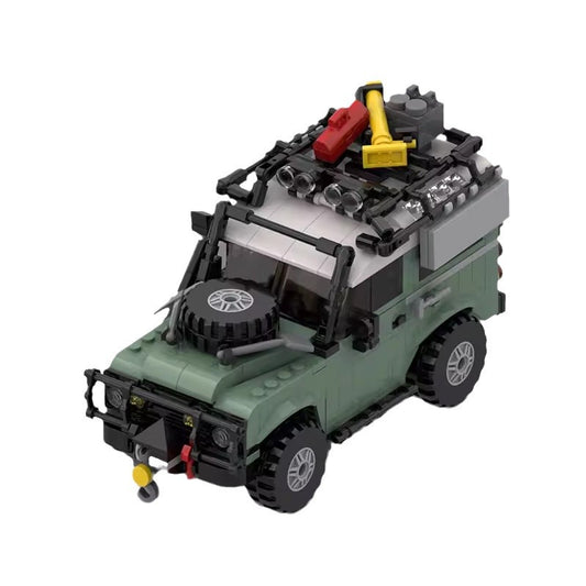 mini icons land rover classic defender 90 building set | moc-144320 - 5