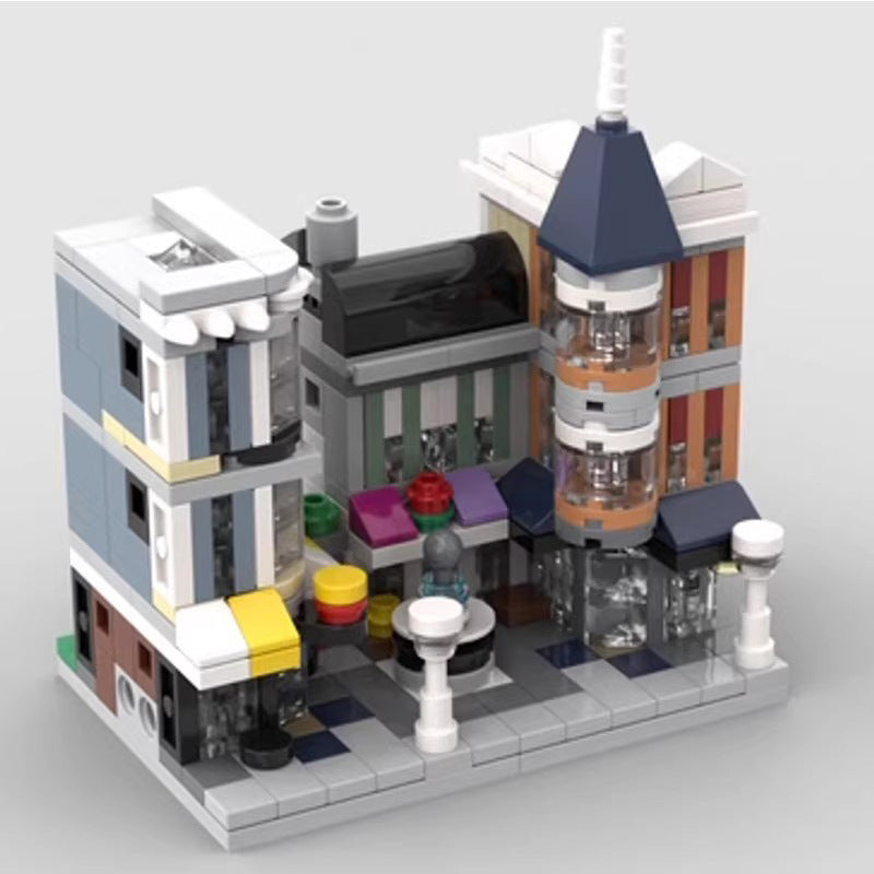 mini modular 10255 assembly square building set | moc-100728 - 1