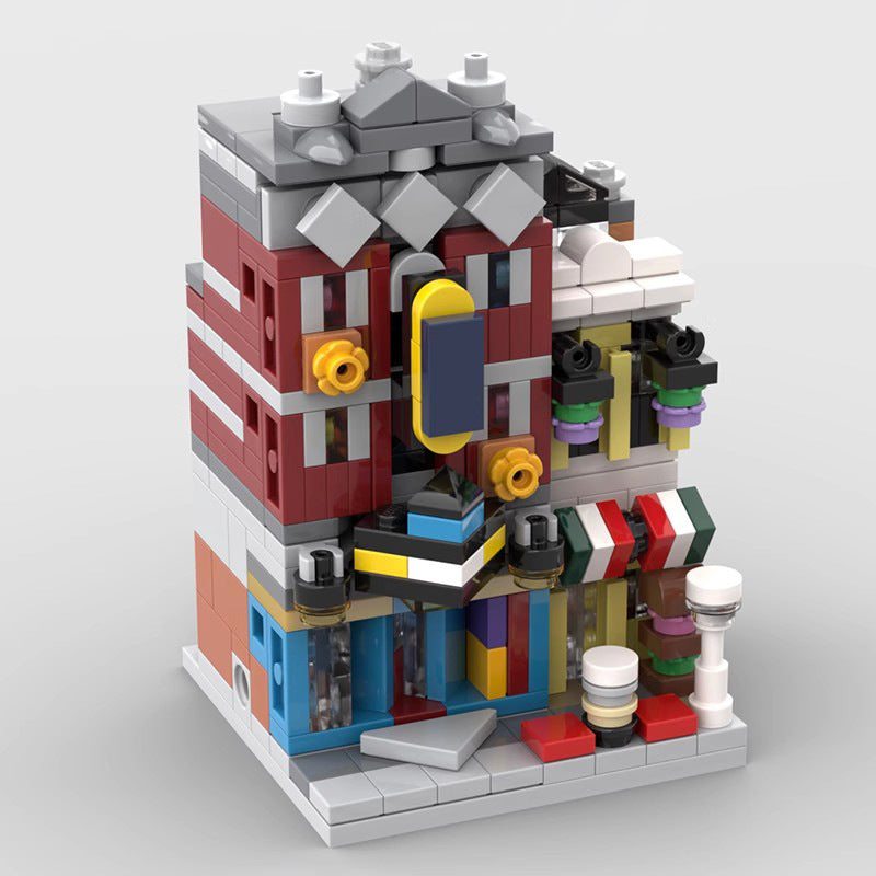 mini modular 10312 jazz club building set | moc-131918 - 1