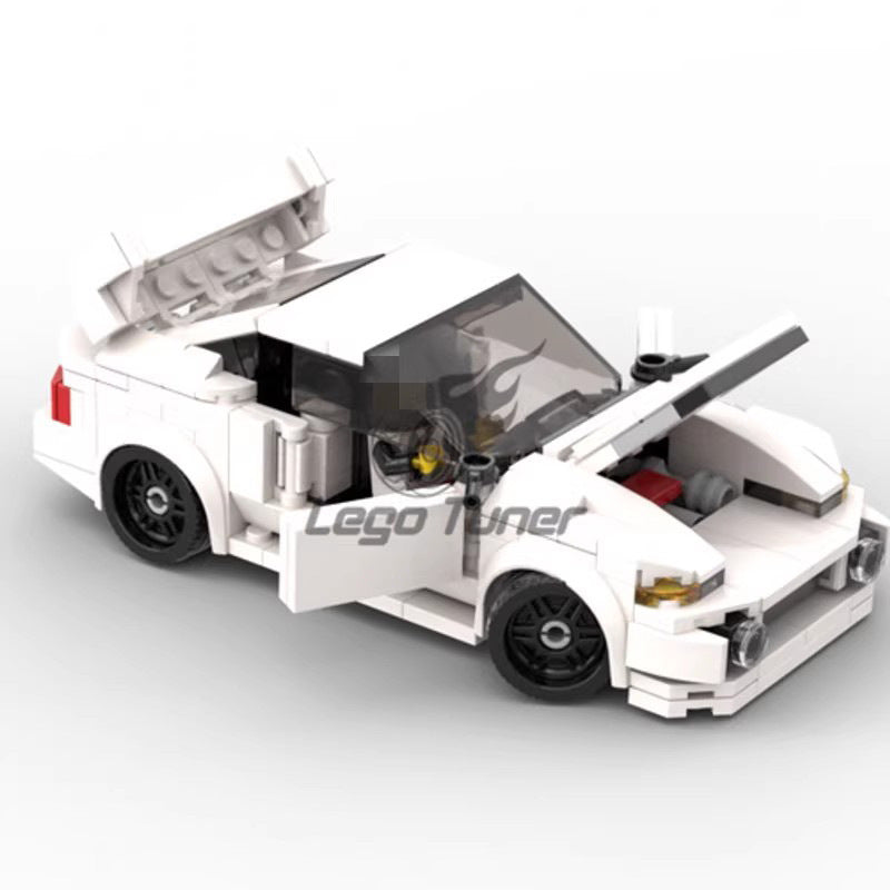 mitsubishi lancer evo v building set | initial d | moc-129149 - 4