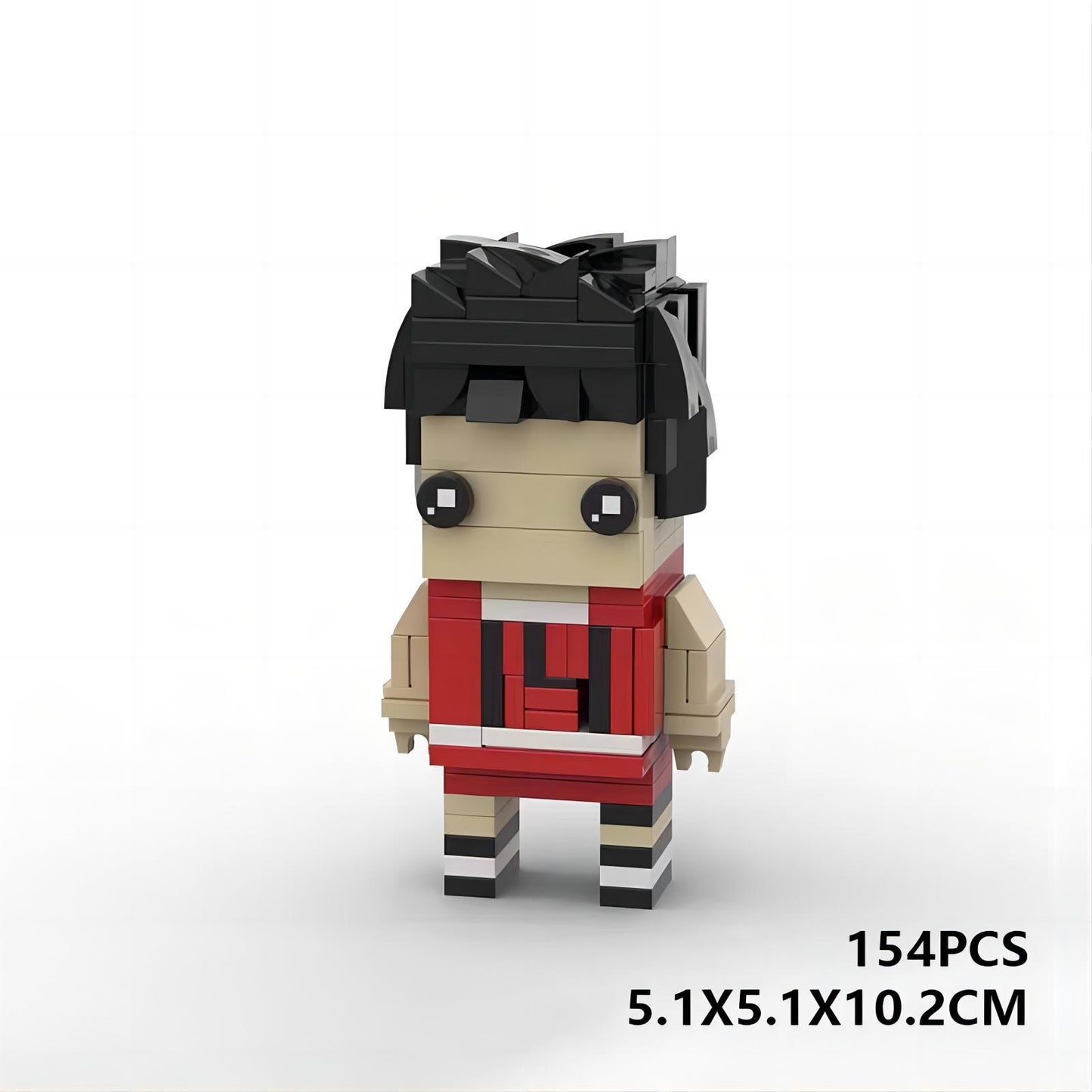 mitsui hisashi brickheadz building set | slam dunk | lego-compatible - 3